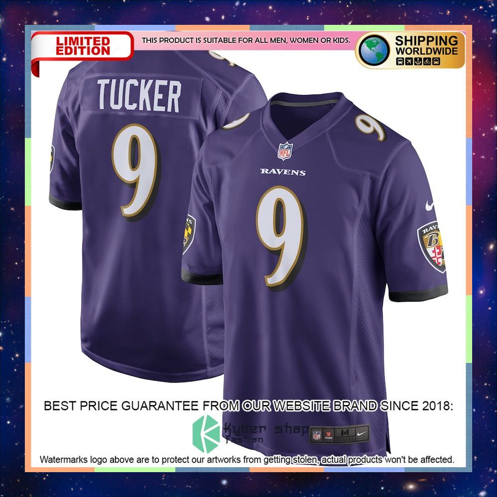 Justin Tucker Baltimore Ravens Purple Football Jersey 4 Justin Tucker Baltimore Ravens Purple Football Jersey word3