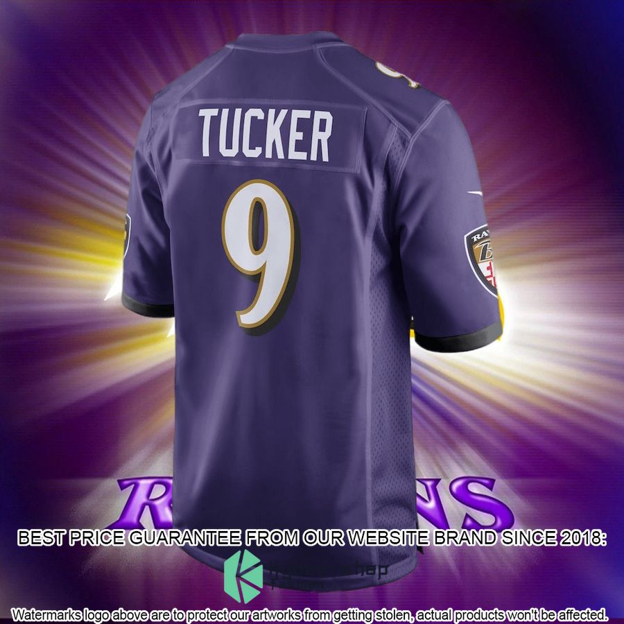 Justin Tucker Baltimore Ravens Purple Football Jersey 3 Justin Tucker Baltimore Ravens Purple Football Jersey word3
