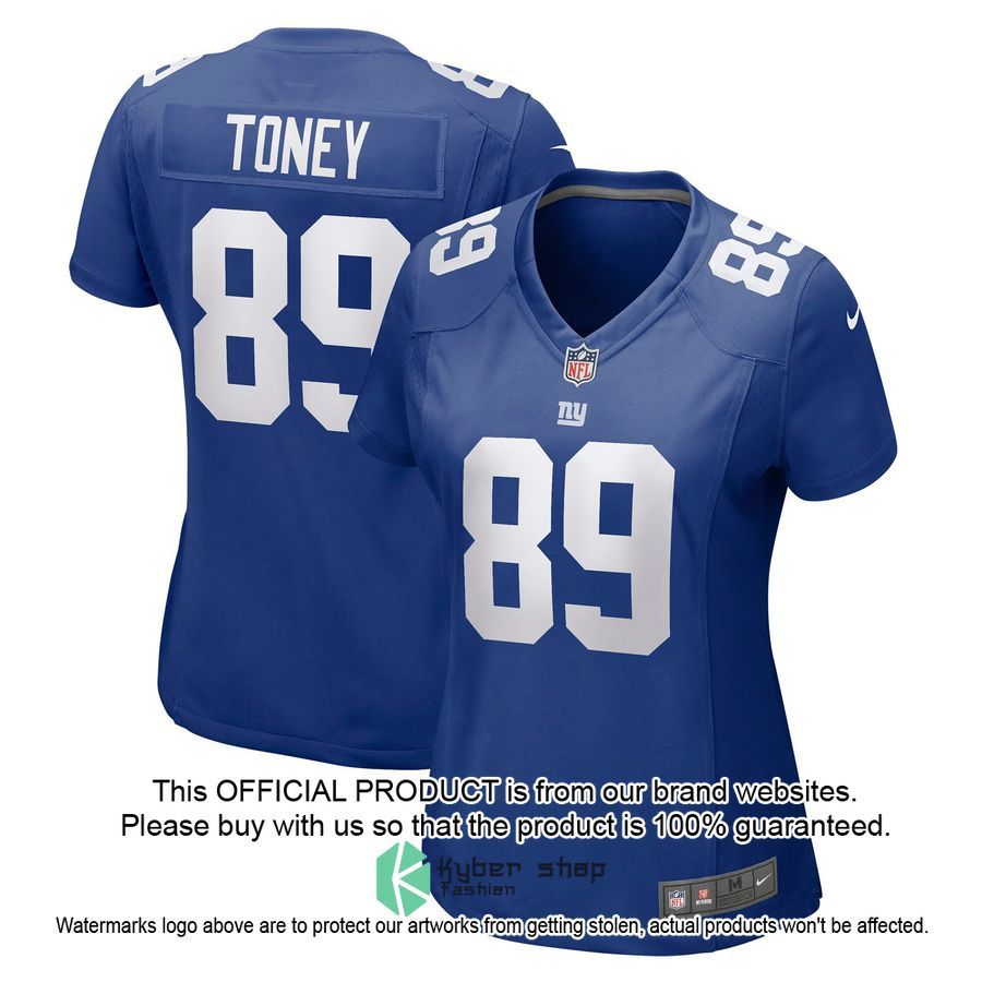 Kadarius Toney New York Giants Women's Royal Football Jersey 4 Kadarius Toney New York Giants Women's Royal Football Jersey word2