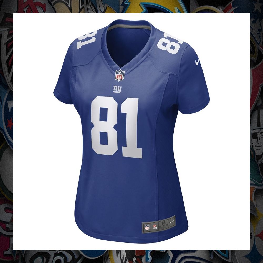 Kalil Pimpleton New York Giants Royal Football Jersey 6 Kalil Pimpleton New York Giants Royal Football Jersey word2