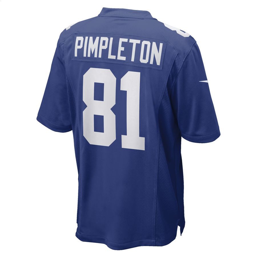 Kalil Pimpleton New York Giants Royal Football Jersey 3 Kalil Pimpleton New York Giants Royal Football Jersey word3