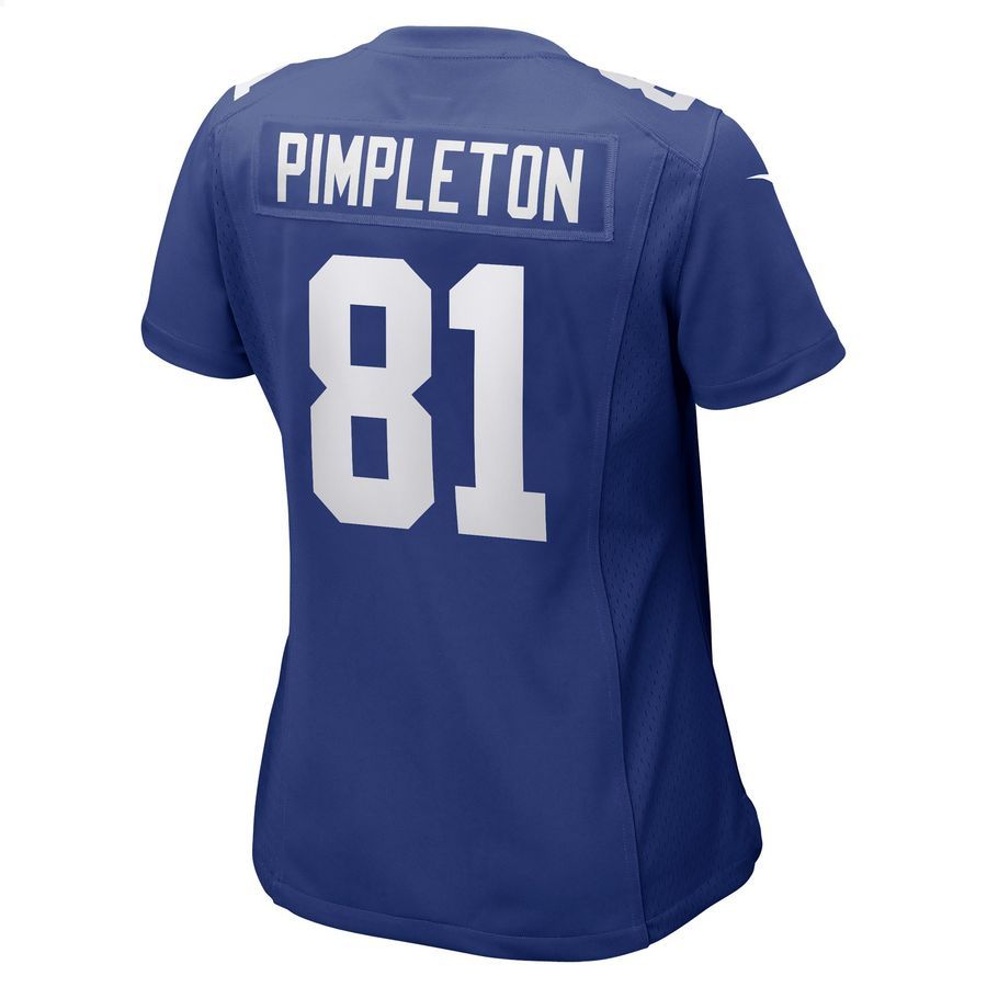 Kalil Pimpleton New York Giants Royal Football Jersey 3 Kalil Pimpleton New York Giants Royal Football Jersey word2