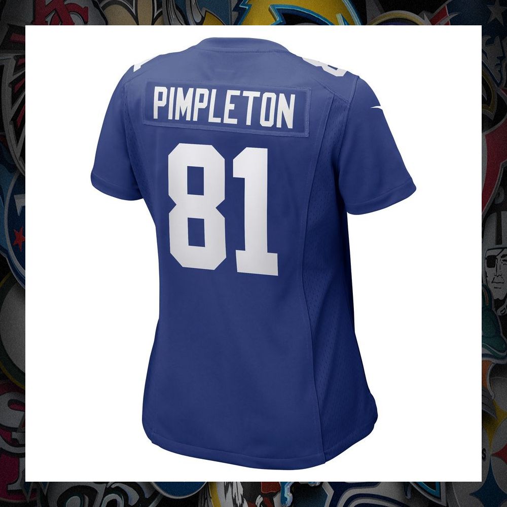 Kalil Pimpleton New York Giants Royal Football Jersey 7 Kalil Pimpleton New York Giants Royal Football Jersey word2
