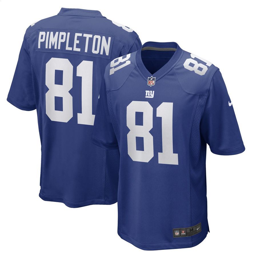 Kalil Pimpleton New York Giants Royal Football Jersey 4 Kalil Pimpleton New York Giants Royal Football Jersey word3