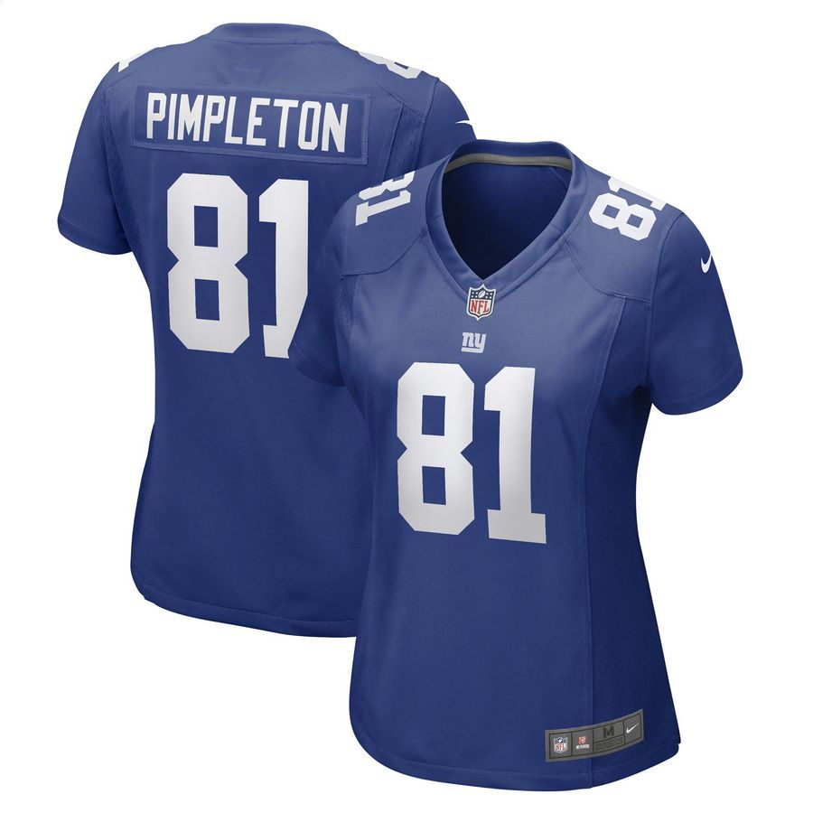 Kalil Pimpleton New York Giants Royal Football Jersey 4 Kalil Pimpleton New York Giants Royal Football Jersey word2