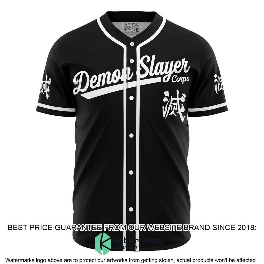 Kamado Demon Slayer Corps Baseball Jersey word2