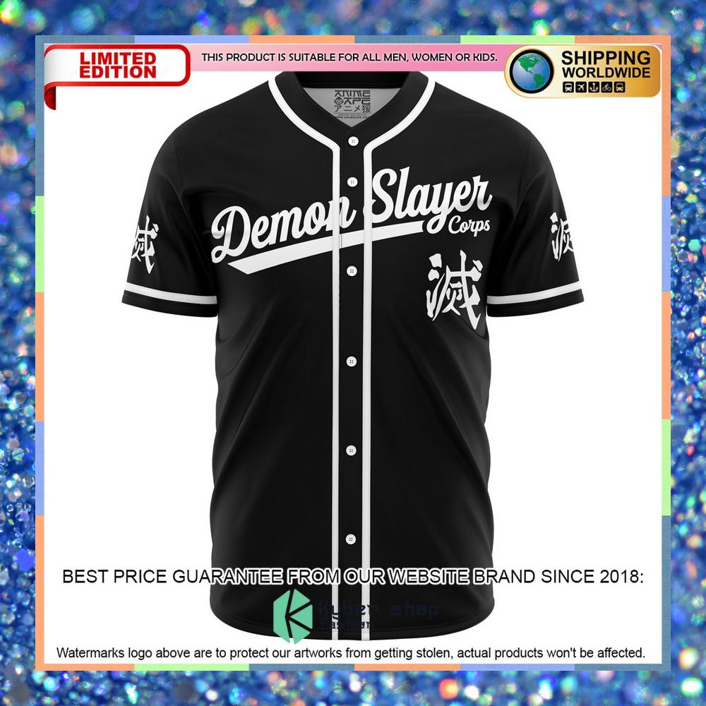 Kamado Demon Slayer Corps Baseball Jersey 6 Kamado Demon Slayer Corps Baseball Jersey word2
