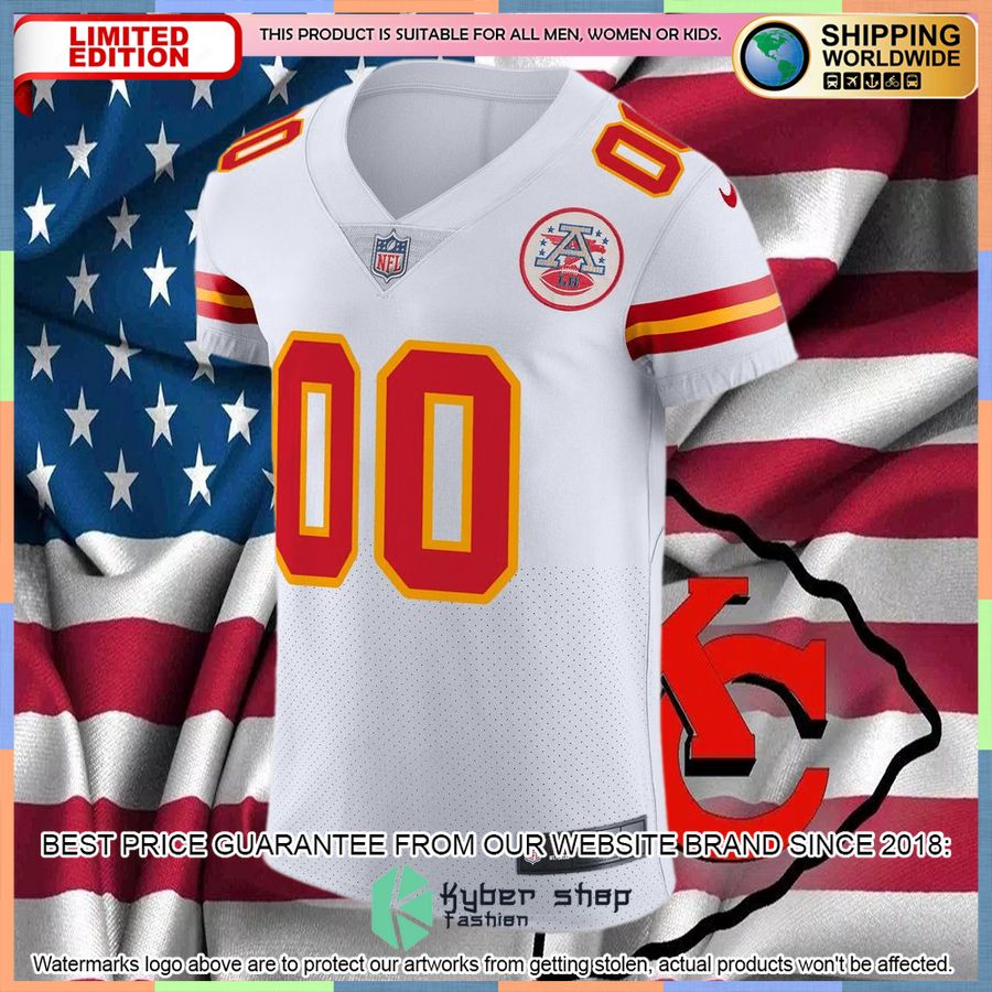 Kansas City Chiefs Vapor Untouchable Elite Custom White Football Jersey 5 Kansas City Chiefs Vapor Untouchable Elite Custom White Football Jersey word1