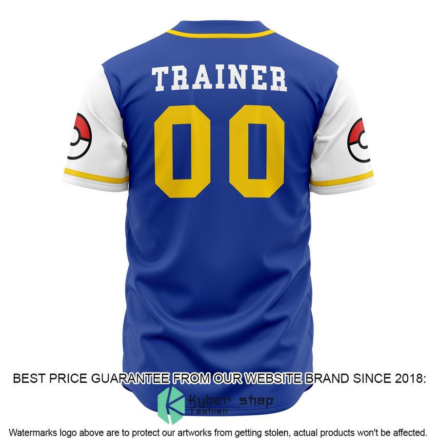 Kanto Trainer Pokemon Baseball Jersey 3 Kanto Trainer Pokemon Baseball Jersey word3