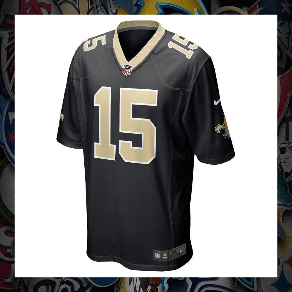 Kawaan Baker New Orleans Saints Black Football Jersey 6 Kawaan Baker New Orleans Saints Black Football Jersey word2