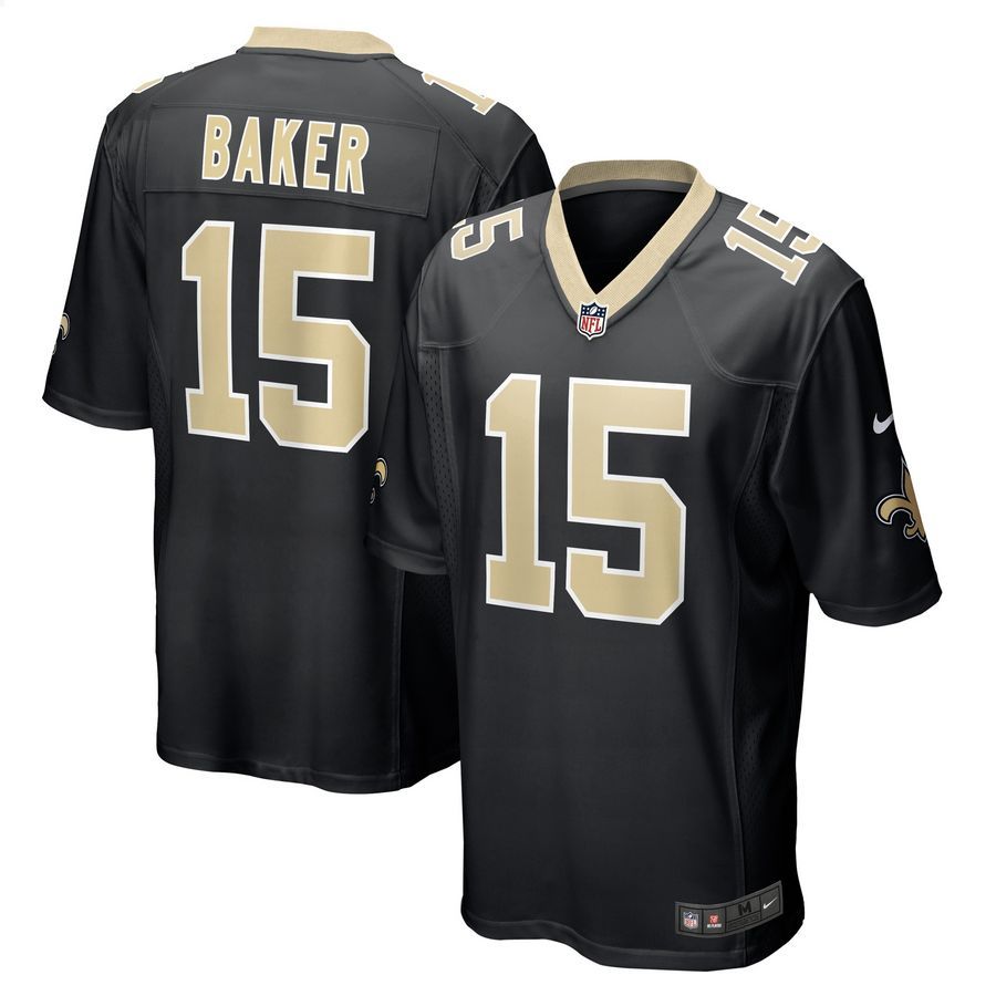 Kawaan Baker New Orleans Saints Black Football Jersey 4 Kawaan Baker New Orleans Saints Black Football Jersey word2