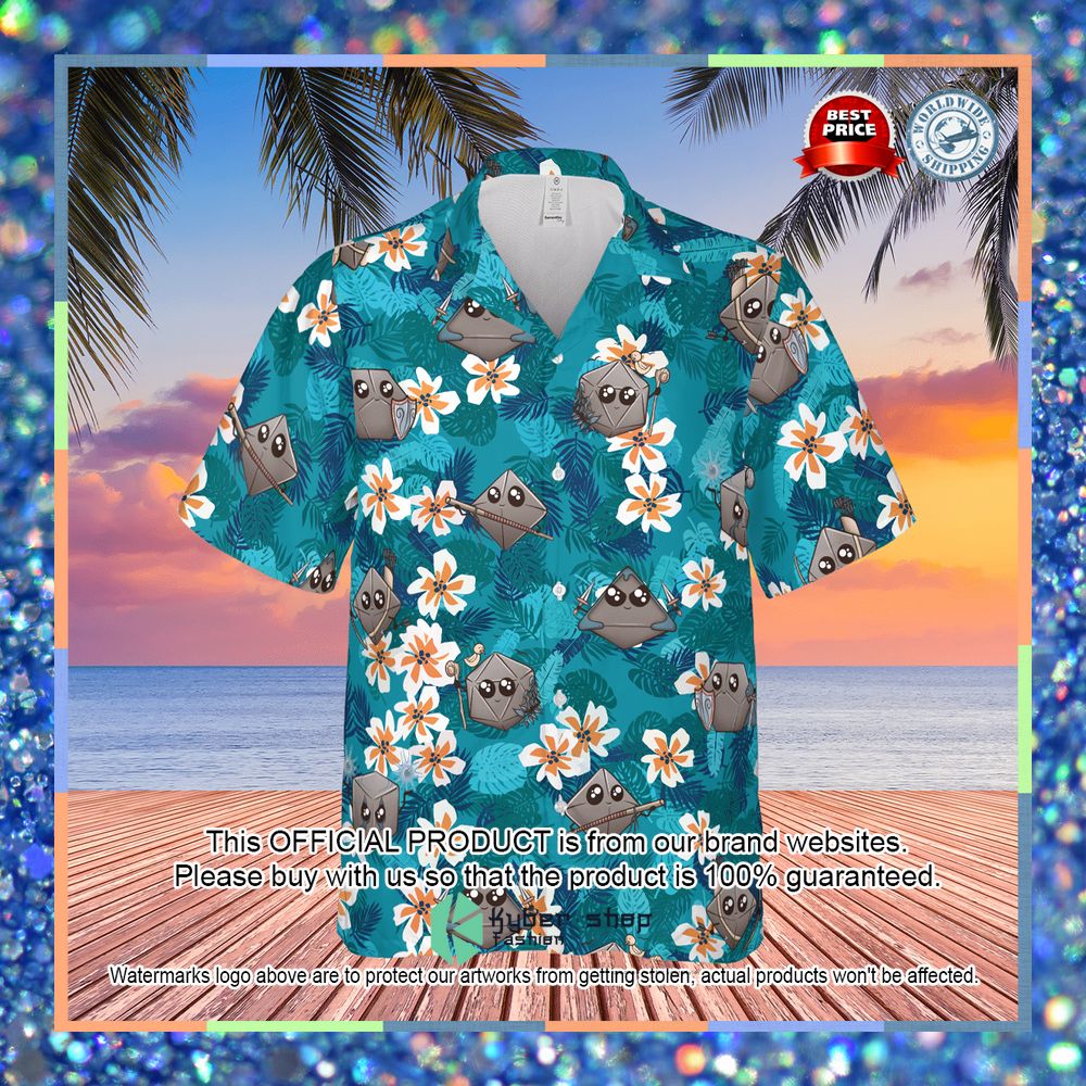 Kawaii Dices Dungeons and Dragons Classes Hawaiian Shirt 7 Kawaii Dices Dungeons and Dragons Classes Hawaiian Shirt word1