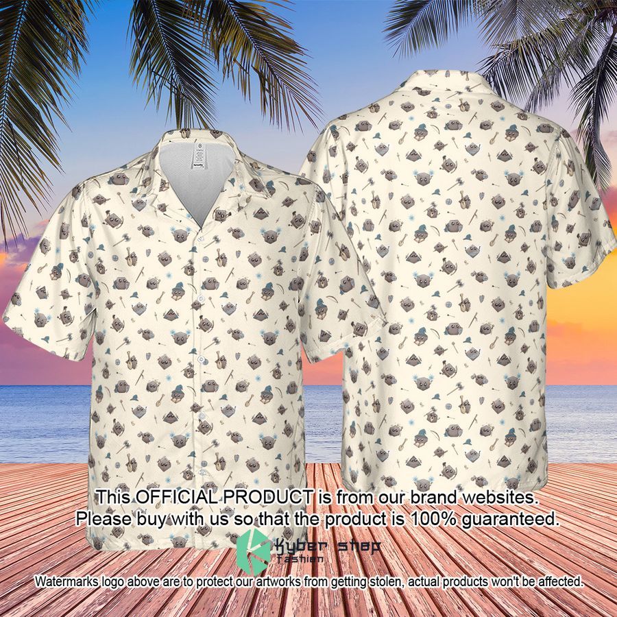 Kawaii Dices Dungeons and Dragons Pattern Hawaiian Shirt 4 Kawaii Dices Dungeons and Dragons Pattern Hawaiian Shirt word2