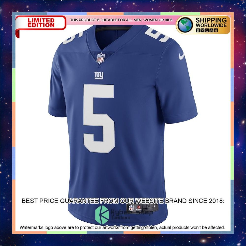 Kayvon Thibodeaux New York Giants Men's Vapor Royal Football Jersey 5 Kayvon Thibodeaux New York Giants Men's Vapor Royal Football Jersey word1