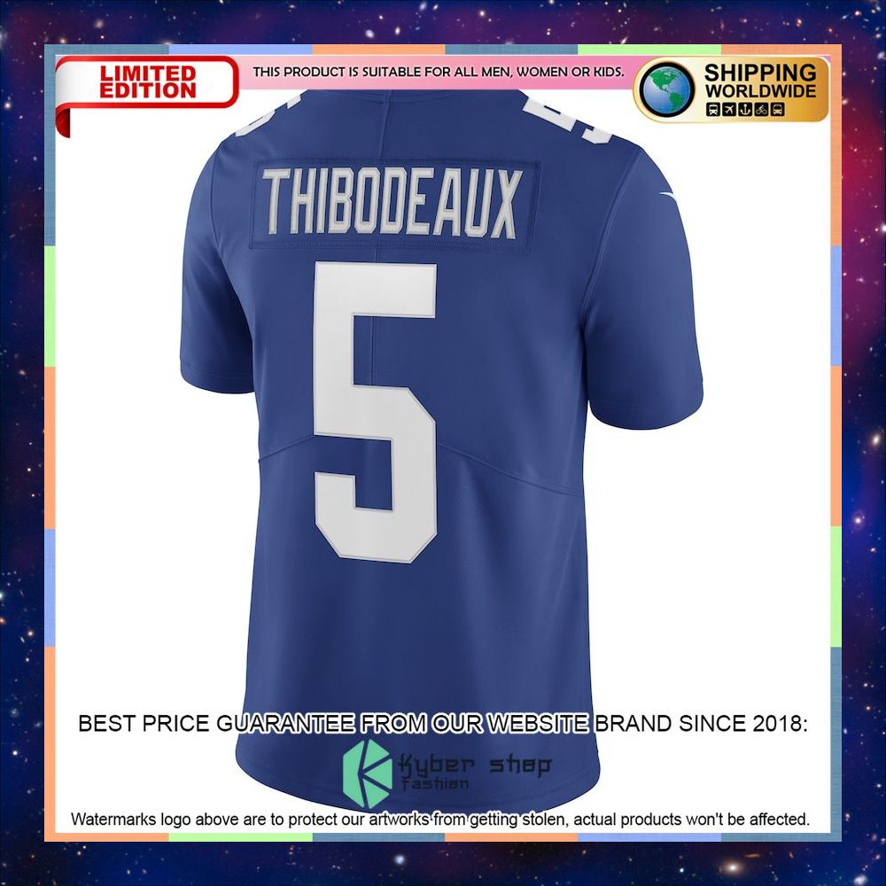 Kayvon Thibodeaux New York Giants Men's Vapor Royal Football Jersey 6 Kayvon Thibodeaux New York Giants Men's Vapor Royal Football Jersey word1