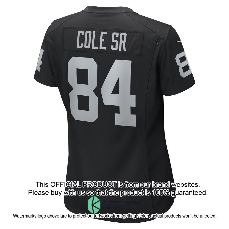 Keelan Cole Las Vegas Raiders Women's Black Football Jersey 3 Keelan Cole Las Vegas Raiders Women's Black Football Jersey word2