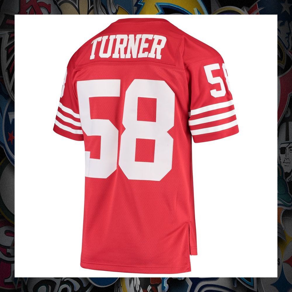 Keena Turner San Francisco 49ers Mitchell & Ness 1982 Replica Legacy Throwback Scarlet Football Jersey 7 Keena Turner San Francisco 49ers Mitchell & Ness 1982 Replica Legacy Throwback Scarlet Football Jersey word2