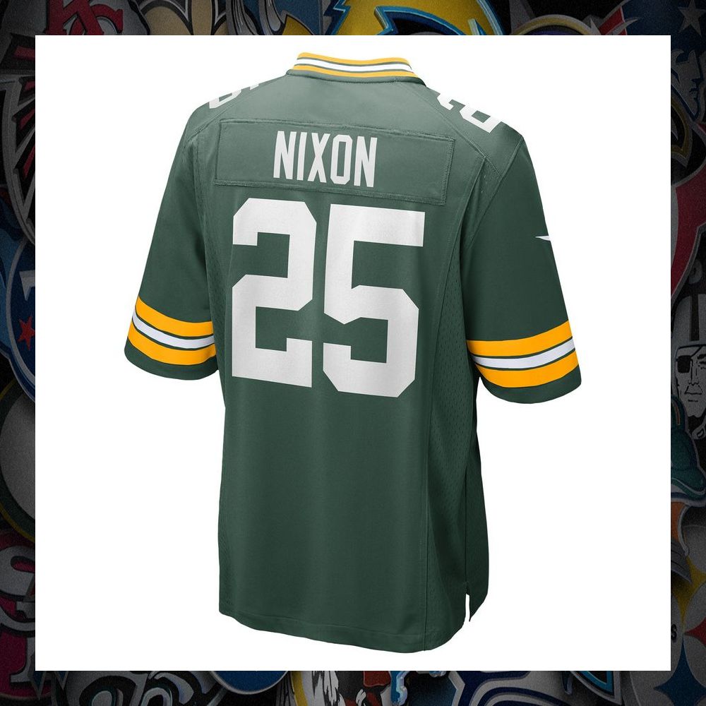 Keisean Nixon Green Bay Packers Green Football Jersey 7 Keisean Nixon Green Bay Packers Green Football Jersey word2