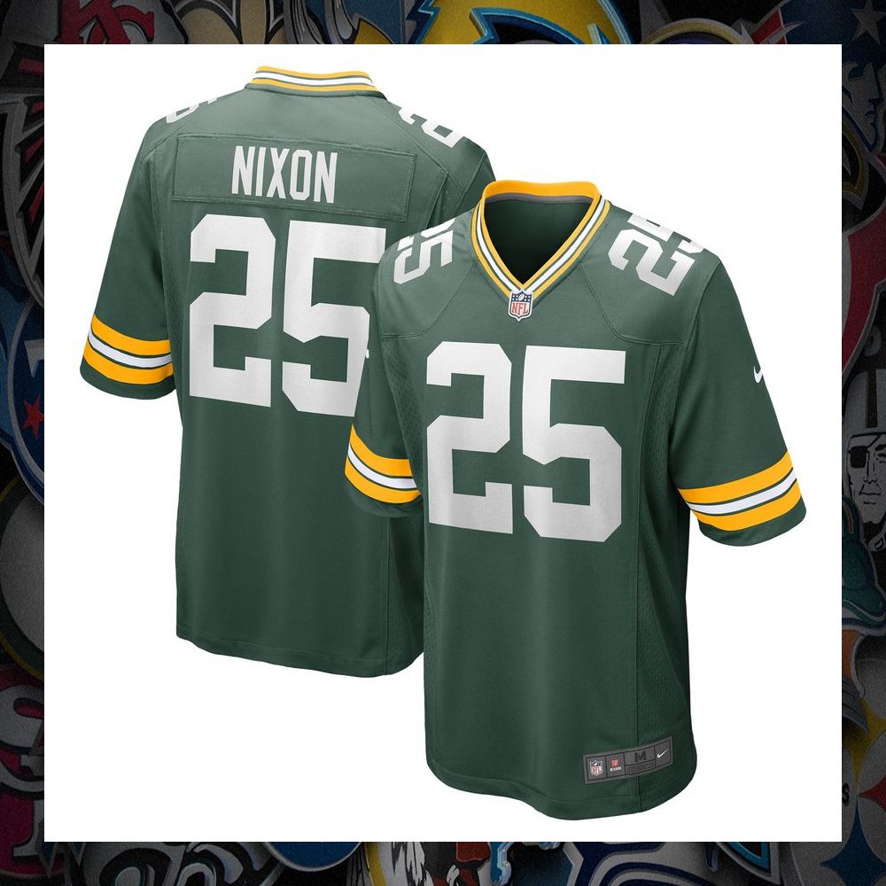 Keisean Nixon Green Bay Packers Green Football Jersey 8 Keisean Nixon Green Bay Packers Green Football Jersey word2