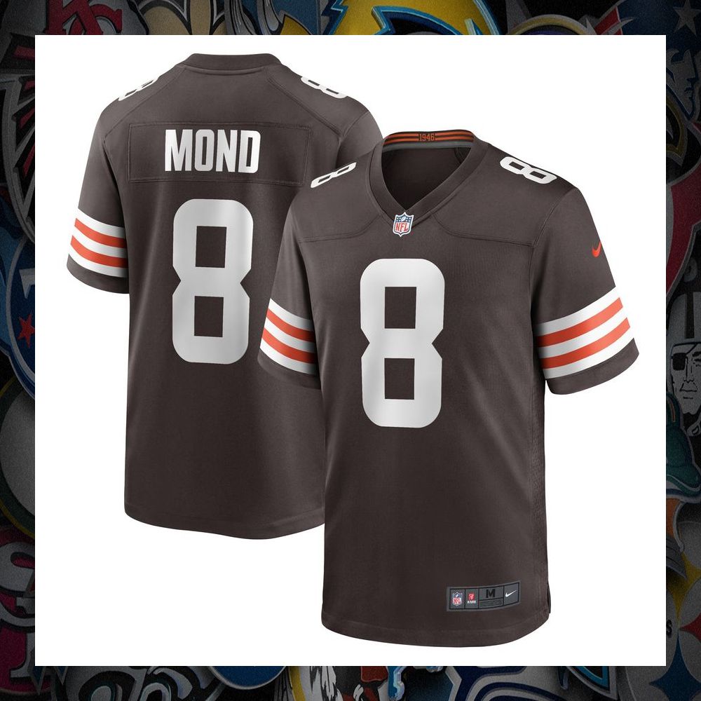 Kellen Mond Cleveland Browns Brown Football Jersey 5 Kellen Mond Cleveland Browns Brown Football Jersey word2