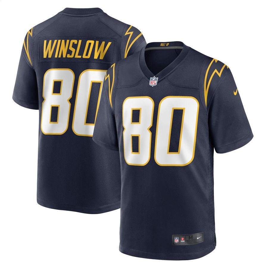 Kellen Winslow Los Angeles Chargers Retired Navy Football Jersey