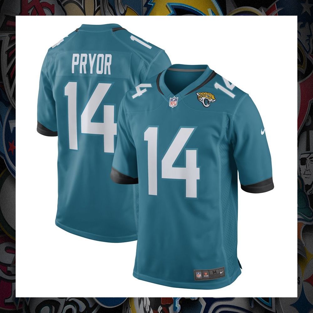 Kendric Pryor Jacksonville Jaguars Teal Football Jersey 5 Kendric Pryor Jacksonville Jaguars Teal Football Jersey word3