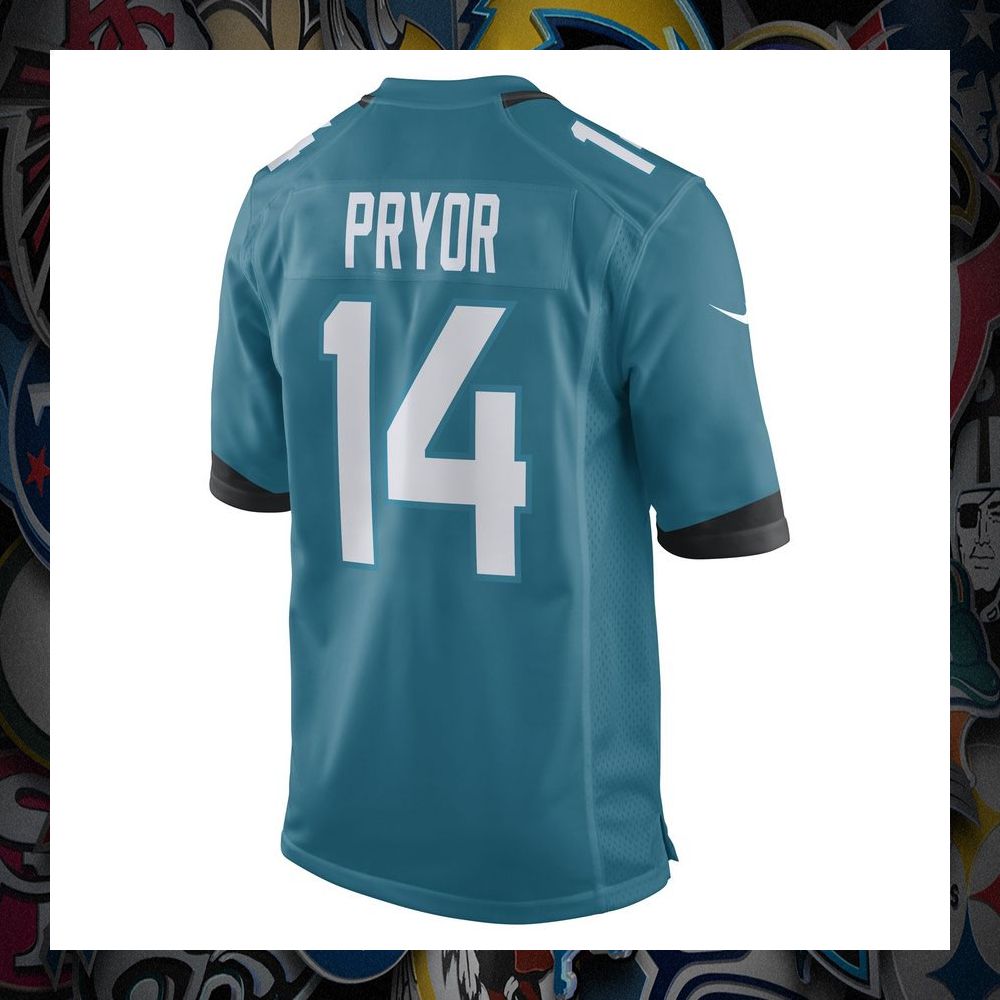 Kendric Pryor Jacksonville Jaguars Teal Football Jersey 7 Kendric Pryor Jacksonville Jaguars Teal Football Jersey word3