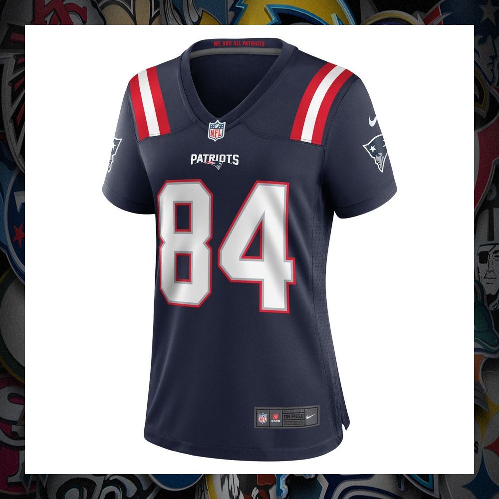 Kendrick Bourne New England Patriots Navy Football Jersey 6 Kendrick Bourne New England Patriots Navy Football Jersey word1