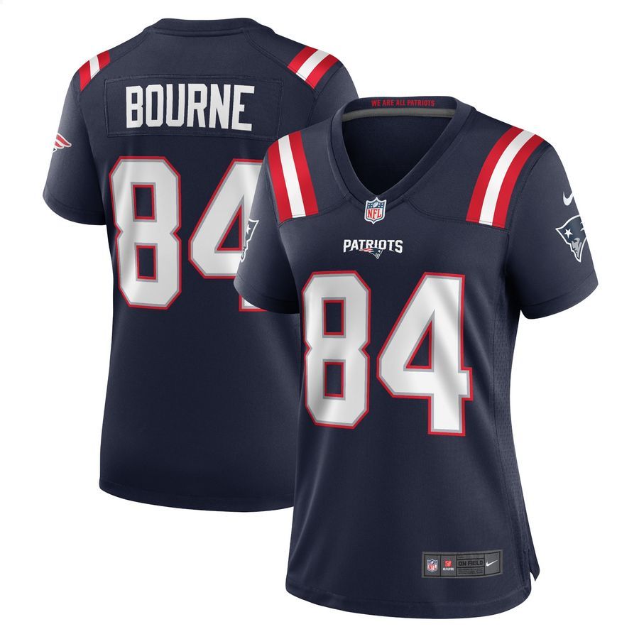Kendrick Bourne New England Patriots Navy Football Jersey 4 Kendrick Bourne New England Patriots Navy Football Jersey word1