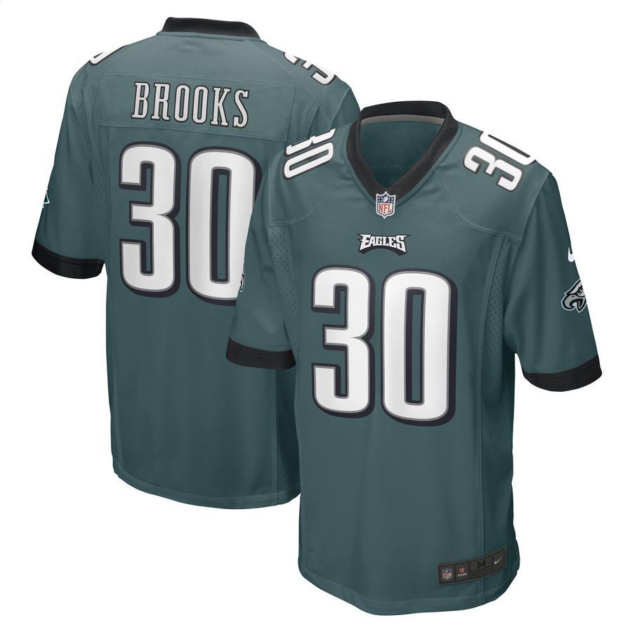 Kennedy Brooks Philadelphia Eagles Midnight Green Football Jersey 4 Kennedy Brooks Philadelphia Eagles Midnight Green Football Jersey word2