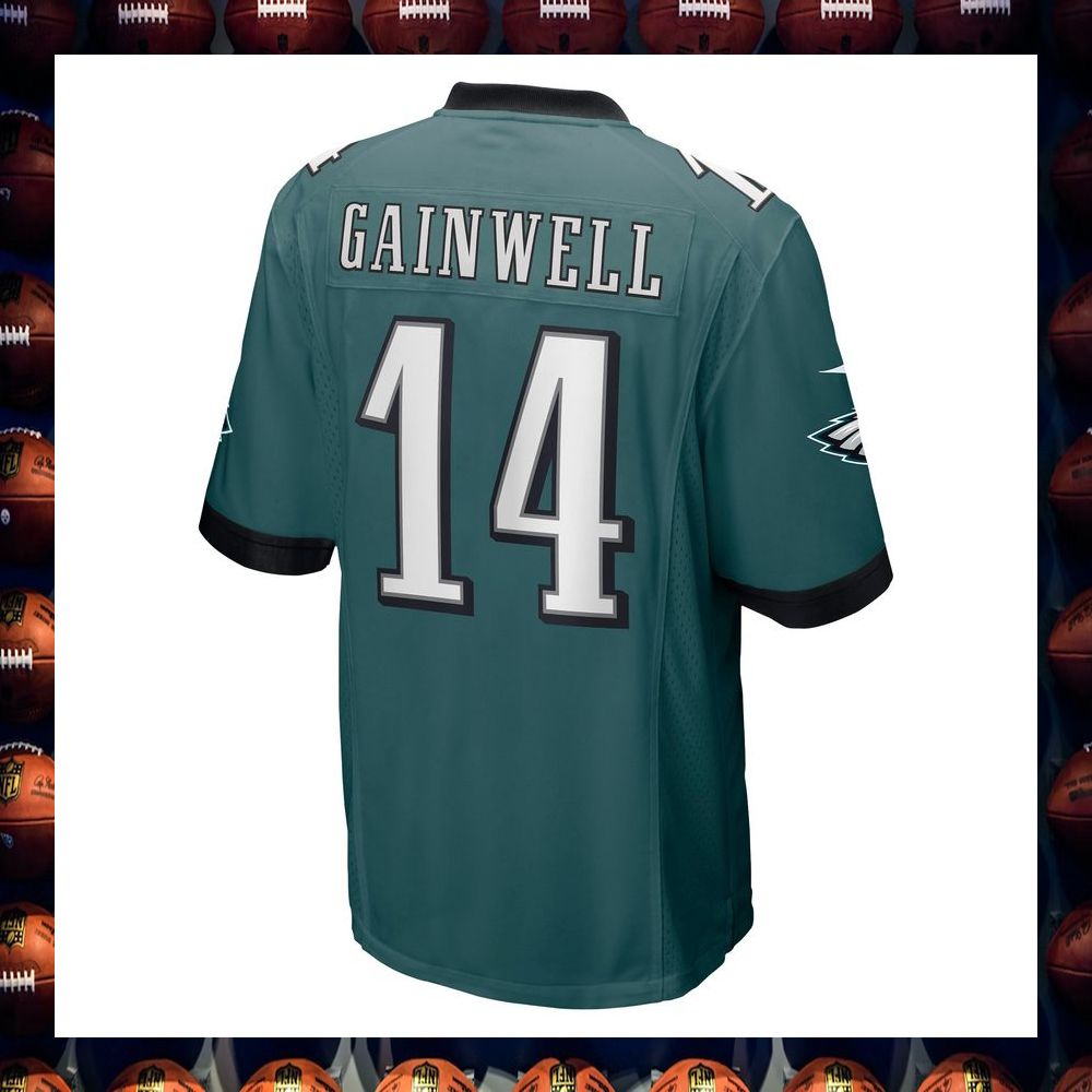 Kenneth Gainwell Philadelphia Eagles Midnight Green Football Jersey 3 Kenneth Gainwell Philadelphia Eagles Midnight Green Football Jersey word1