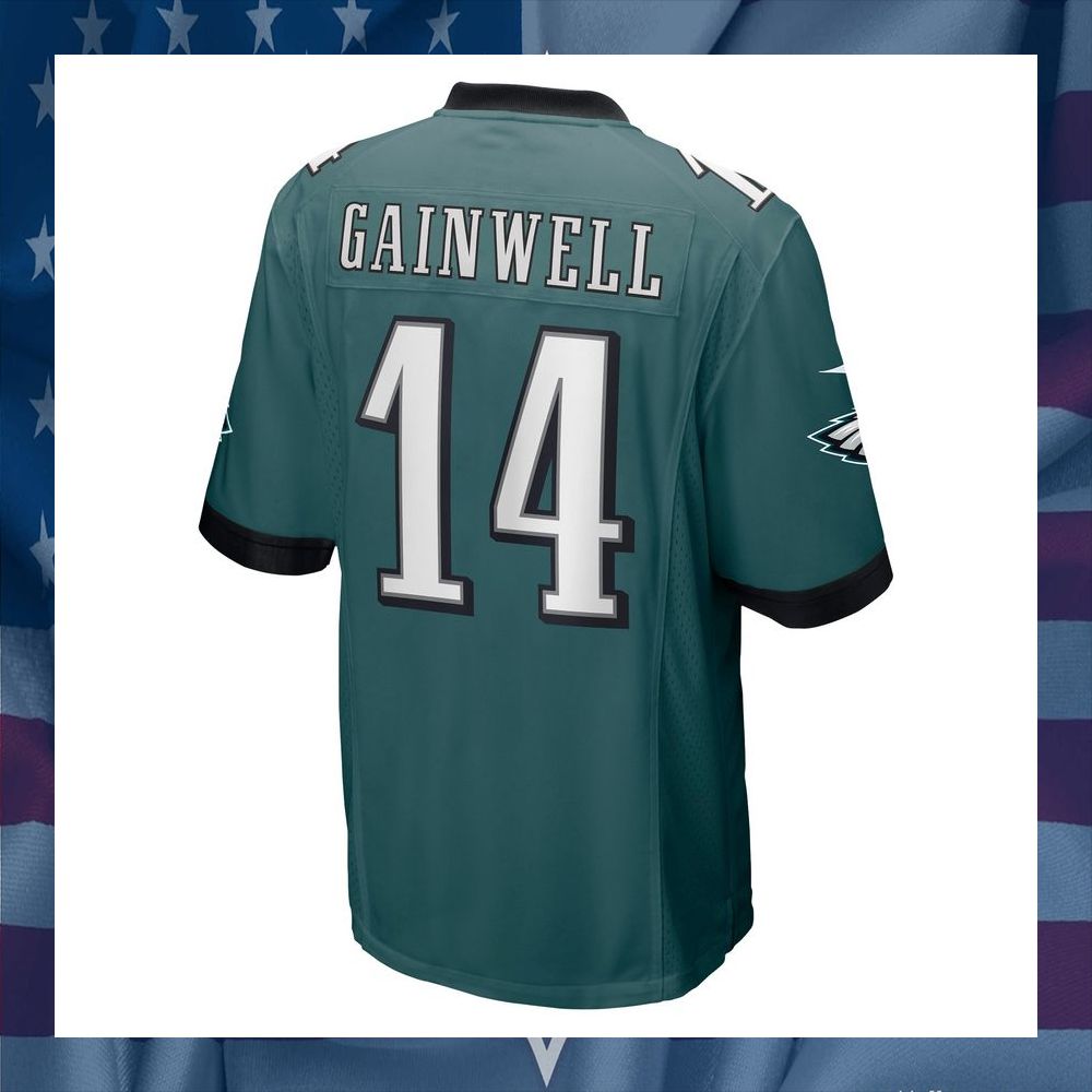 Kenneth Gainwell Philadelphia Eagles Midnight Green Football Jersey 7 Kenneth Gainwell Philadelphia Eagles Midnight Green Football Jersey word1