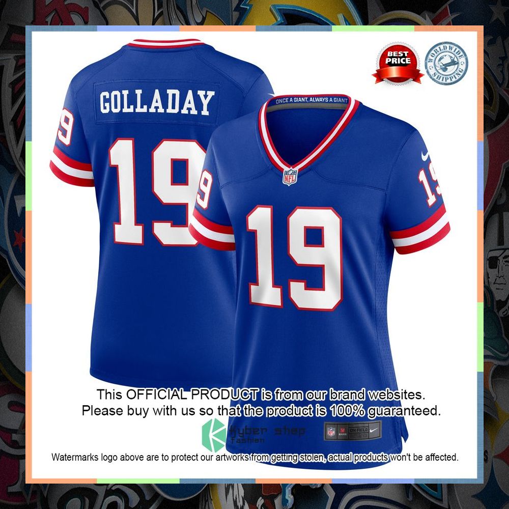 Kenny Golladay New York Giants Women's Classic Royal Football Jersey 8 Kenny Golladay New York Giants Women's Classic Royal Football Jersey word2