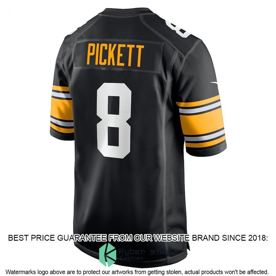 Kenny Pickett Pittsburgh Steelers 2022 NFL Draft First Round Pick Player Alternate Black Football Jersey 3 Kenny Pickett Pittsburgh Steelers 2022 NFL Draft First Round Pick Player Alternate Black Football Jersey word2