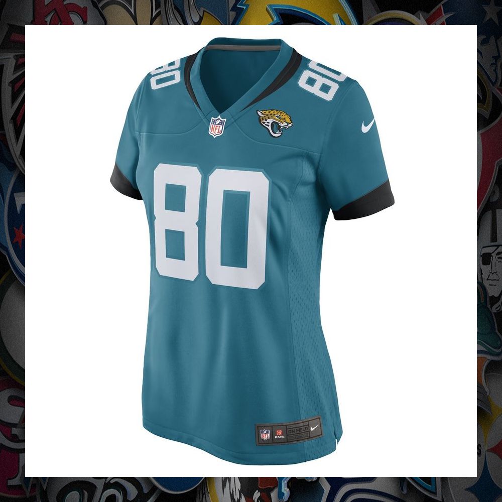Kevin Austin Jr. 80 Jacksonville Jaguars Teal Football Jersey 6 Kevin Austin Jr. 80 Jacksonville Jaguars Teal Football Jersey word3