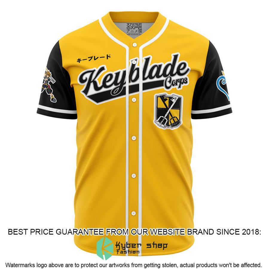 Keyblade Corps Sora Kingdom Hearts Baseball Jersey word2