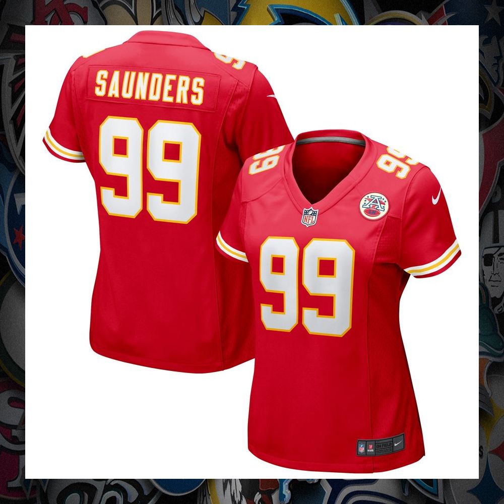 Khalen Saunders 99 Kansas City Chiefs Red Football Jersey 5 Khalen Saunders 99 Kansas City Chiefs Red Football Jersey word2