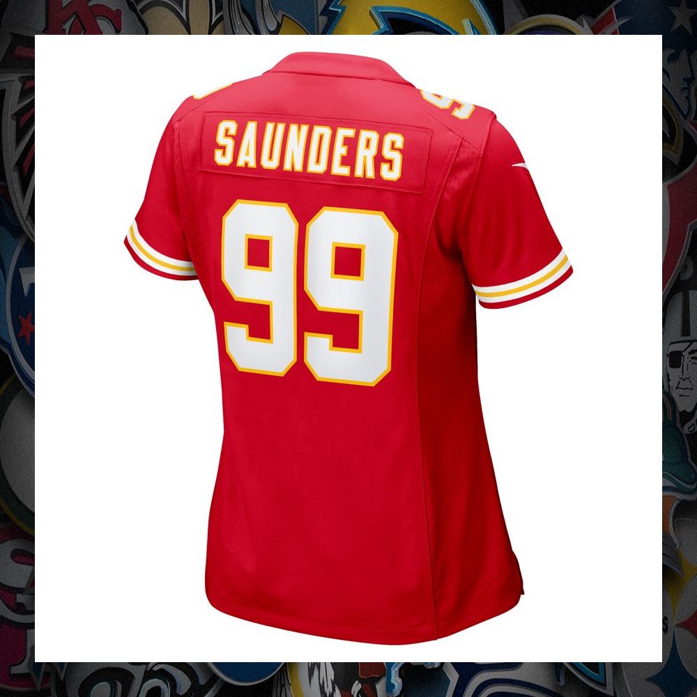 Khalen Saunders 99 Kansas City Chiefs Red Football Jersey 7 Khalen Saunders 99 Kansas City Chiefs Red Football Jersey word2
