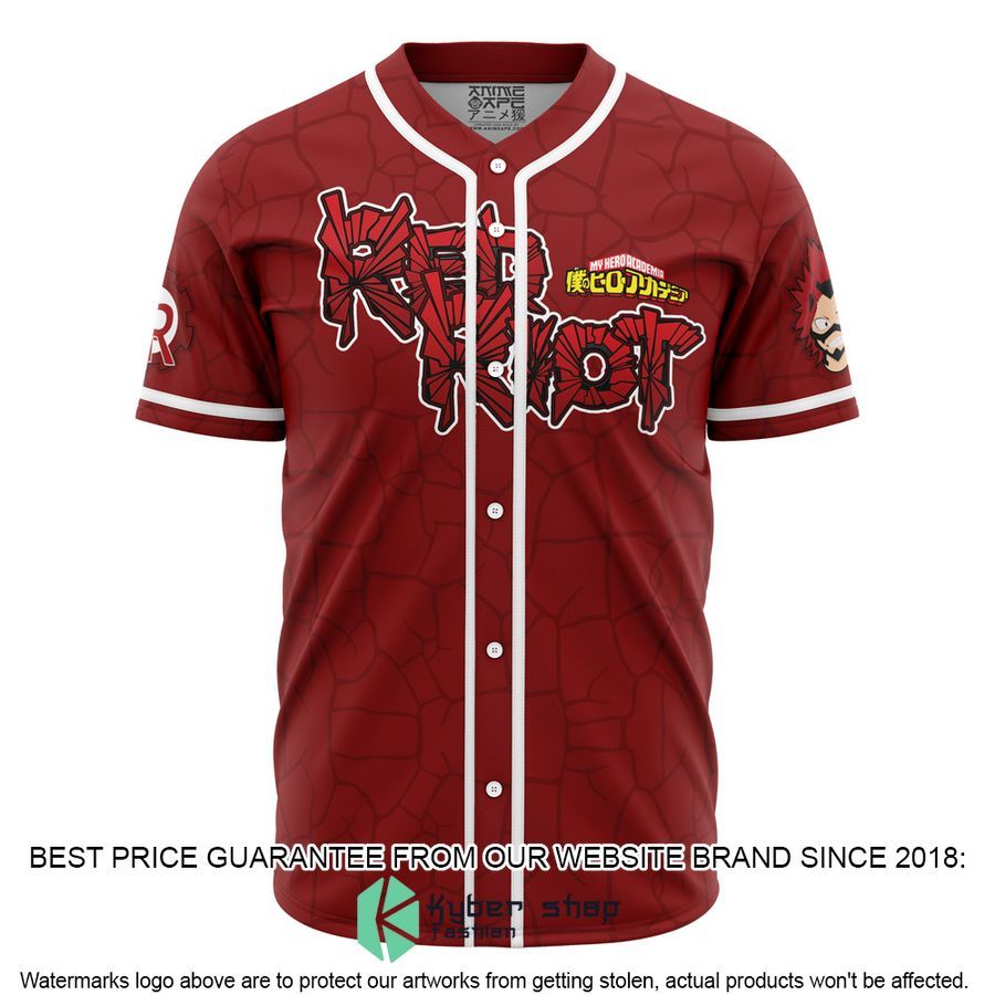 Kirishima Red Riot My Hero Academia Baseball Jersey