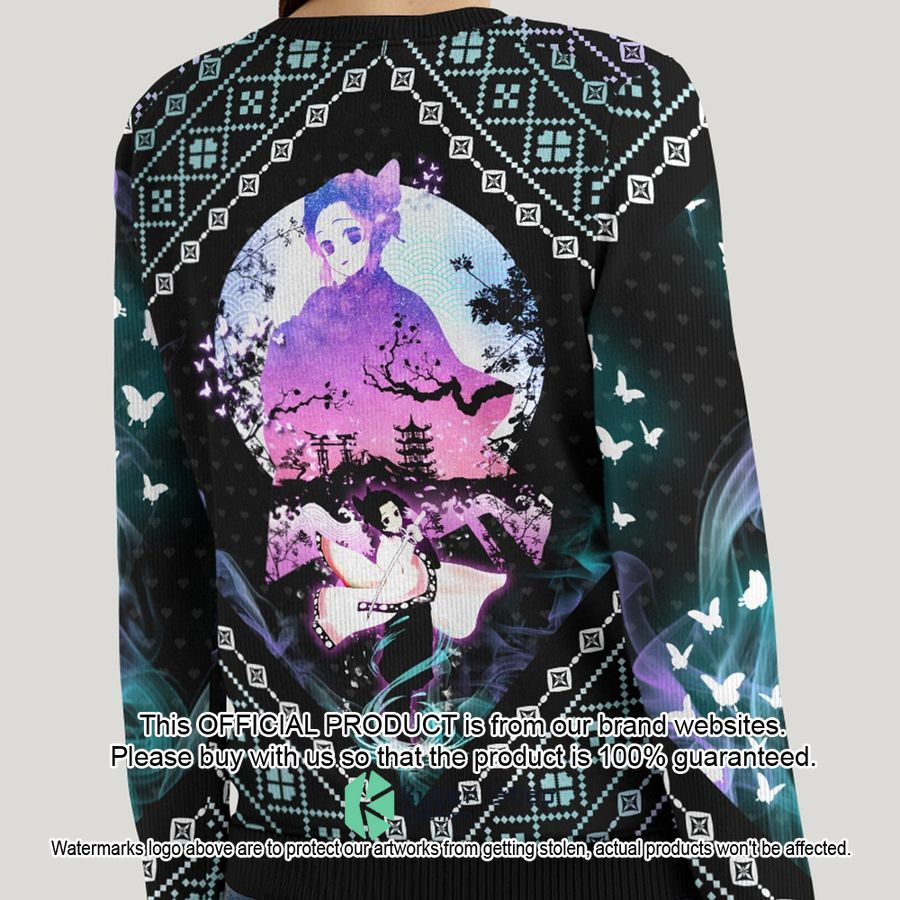 Kochou Shinobu Demon Slayer Christmas Sweater 3 Kochou Shinobu Demon Slayer Christmas Sweater word3