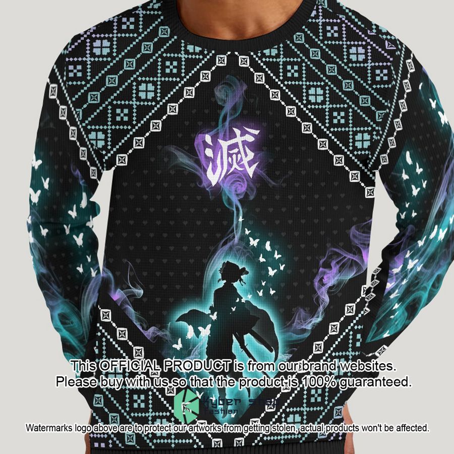 Kochou Shinobu Demon Slayer Christmas Sweater 4 Kochou Shinobu Demon Slayer Christmas Sweater word3