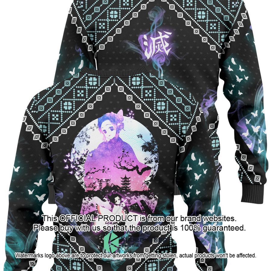 Kochou Shinobu Demon Slayer Christmas Sweater 5 Kochou Shinobu Demon Slayer Christmas Sweater word3