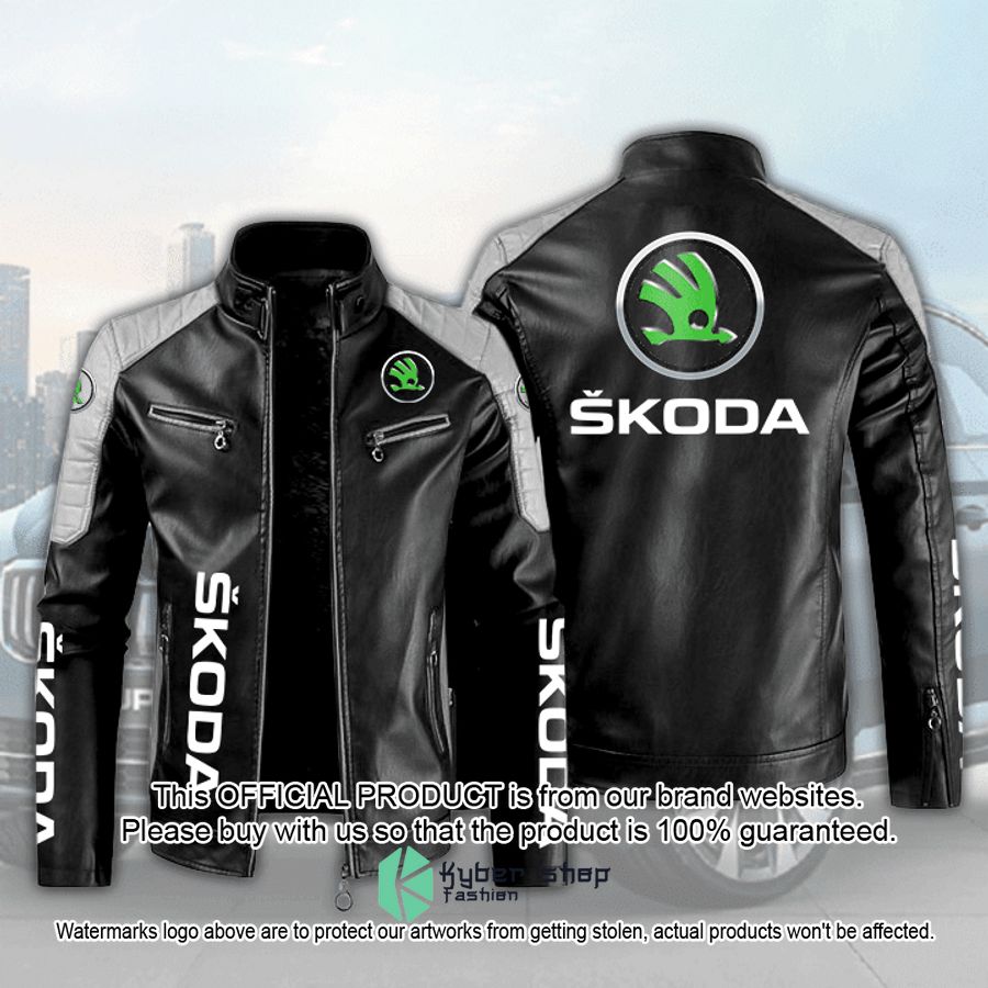 Koda Motor Block Leather Jacket