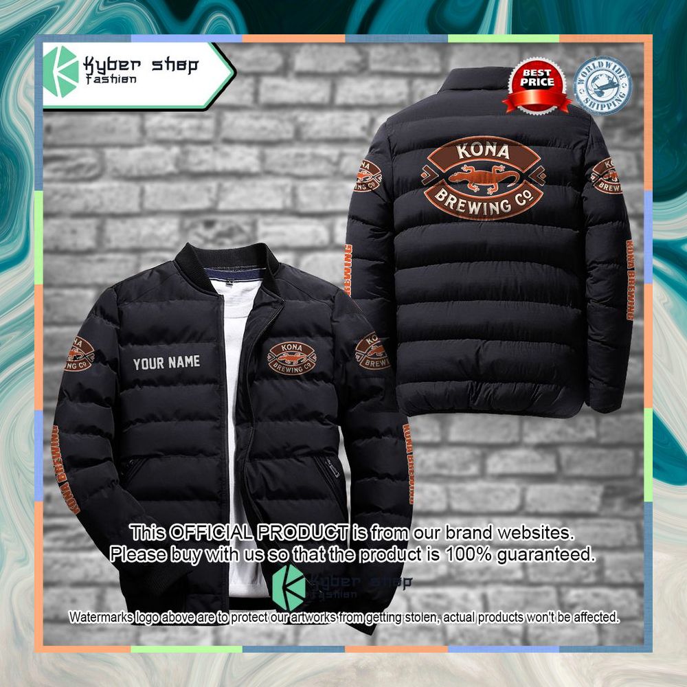 Kona Brewing Custom Puffer Down Jacket 5 Kona Brewing Custom Puffer Down Jacket word2