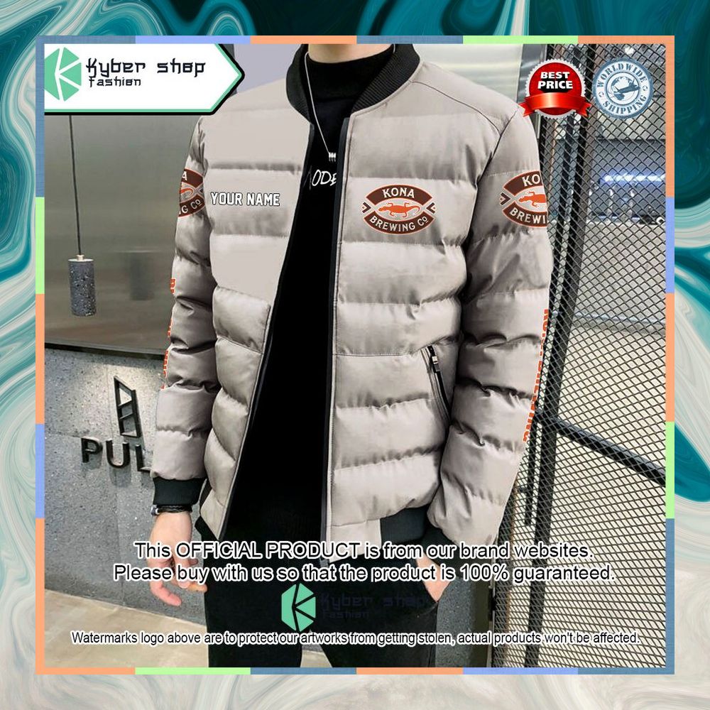 Kona Brewing Custom Puffer Down Jacket 8 Kona Brewing Custom Puffer Down Jacket word2