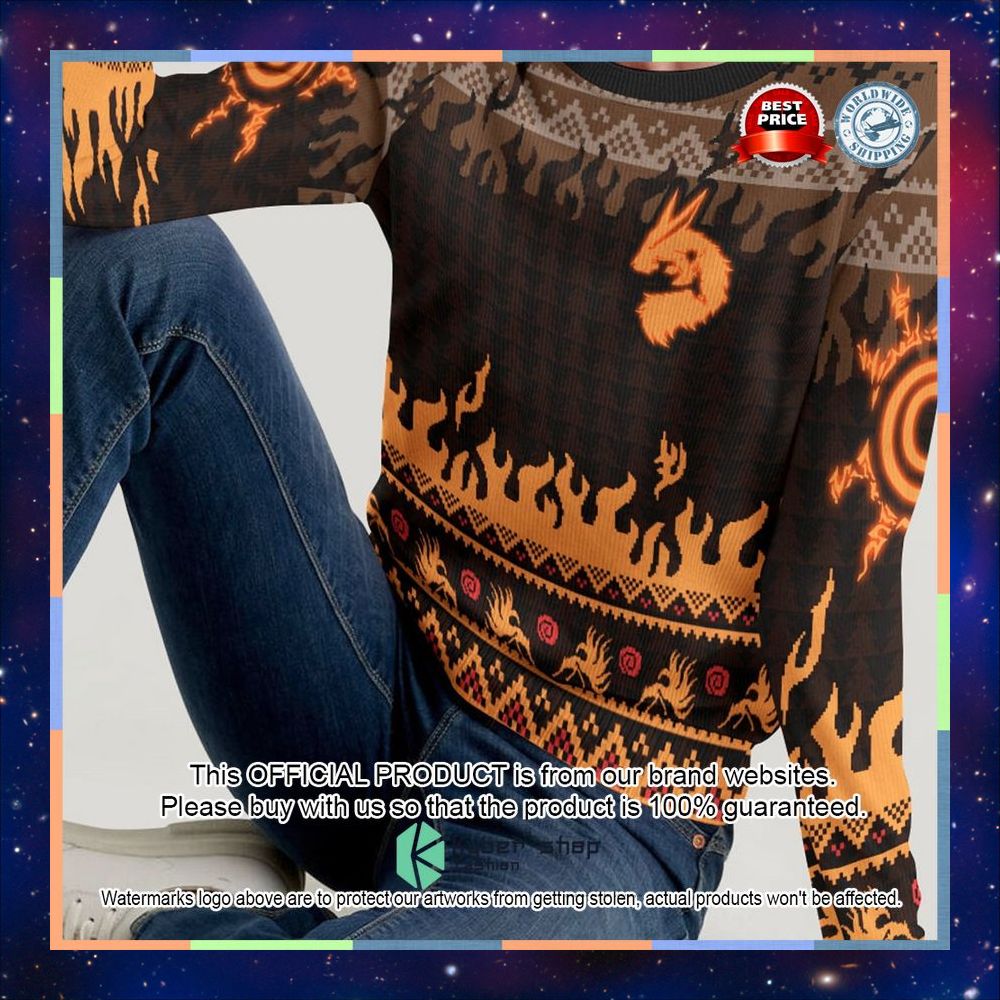 Kurama Mark Ugly Sweater 6 Kurama Mark Ugly Sweater word1
