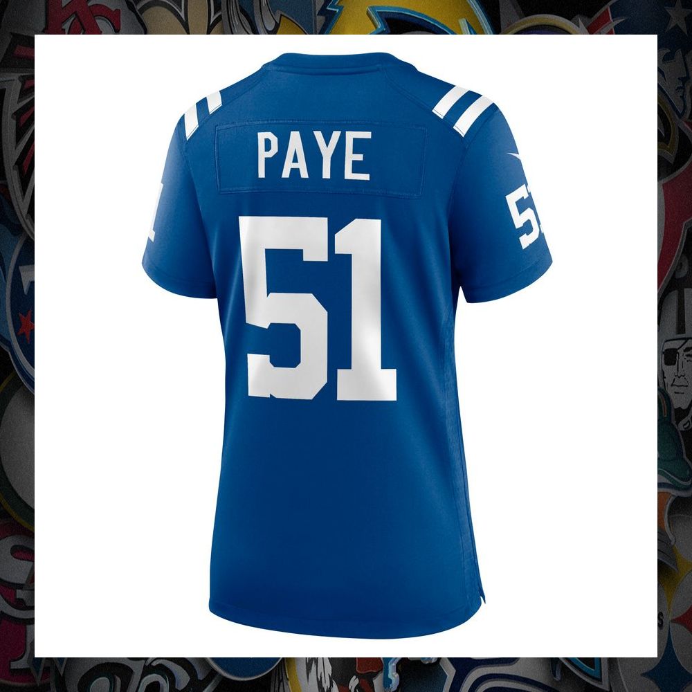 Kwity Paye Indianapolis Colts Royal Football Jersey 32 Kwity Paye Indianapolis Colts Royal Football Jersey word2