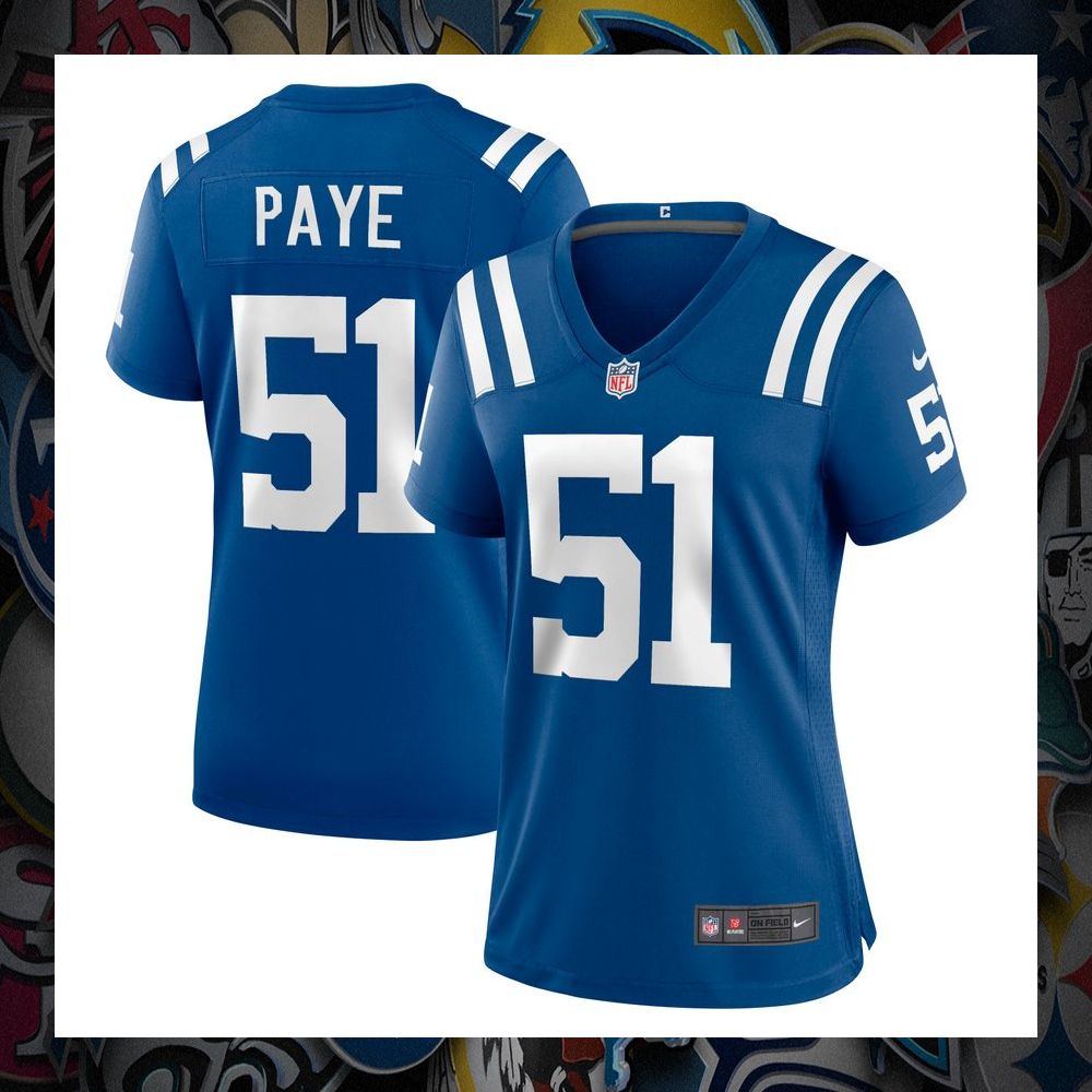 Kwity Paye Indianapolis Colts Royal Football Jersey 33 Kwity Paye Indianapolis Colts Royal Football Jersey word2