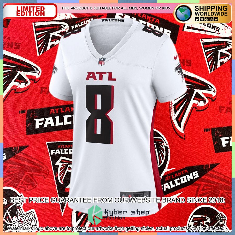 Kyle Pitts Atlanta Falcons Women's White Football Jersey 5 Kyle Pitts Atlanta Falcons Women's White Football Jersey word3