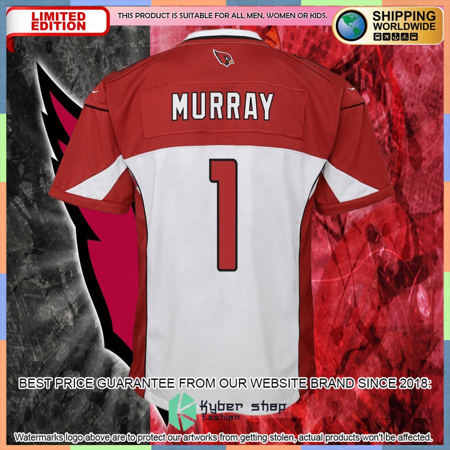 Kyler Murray Arizona Cardinals Youth White Football Jersey 6 Kyler Murray Arizona Cardinals Youth White Football Jersey word2